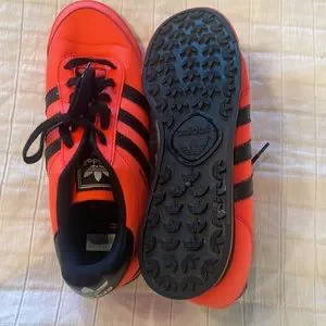 Adidas Orion ortholite athletic shoes sneakers men’s size 5 orange black stripes adidas | Shoes | Adidas Orion Ortholite Athletic Shoes  main image 2